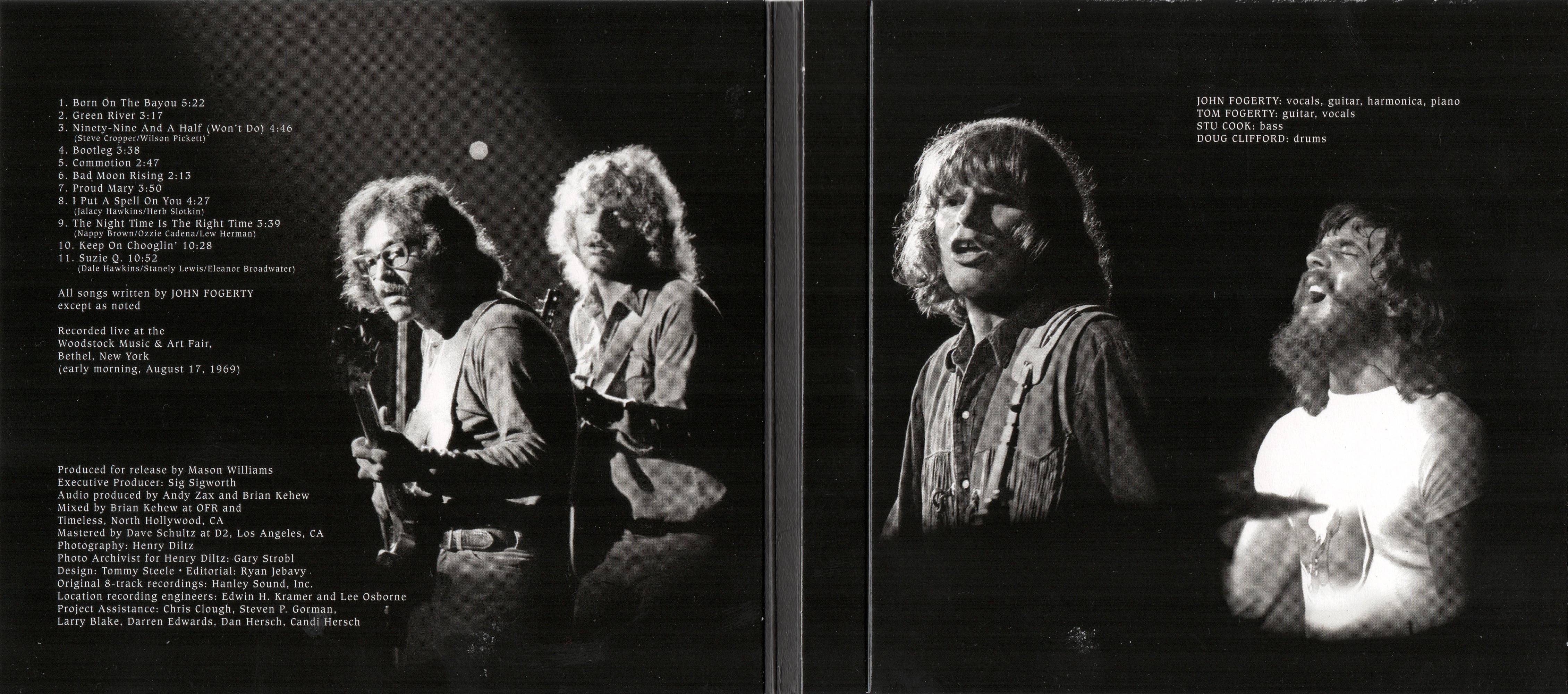 Creedence Clearwater Revival Live At Woodstock 1969 : Booklet